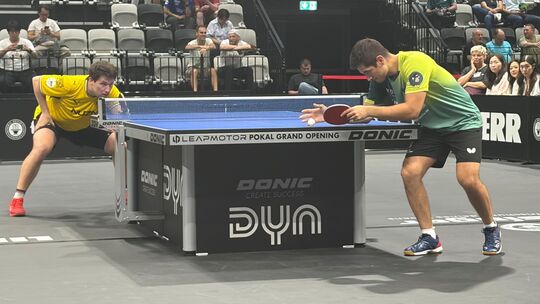 Martin Allegro (vorne) und Kristian Karlsson waren am Samstagnachmittag die letzten beiden Protagonisten, die in der Nürnberger Martin Allegro (vorne) und Kristian Karlsson waren am Samstagnachmittag die letzten beiden Protagonisten, die in der Nürnberger