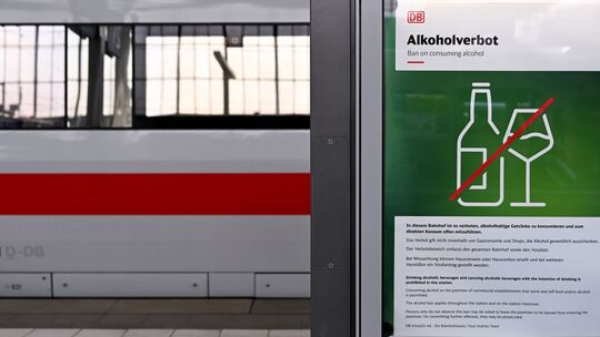 Alkoholverbot an Bahnhöfen Alkoholverbot an Bahnhöfen