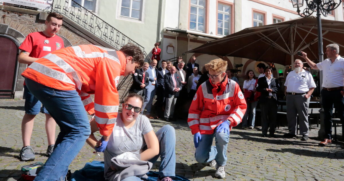 Competition with 450 participants: Youth Red Cross members show their ...