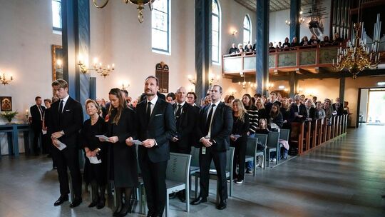 Nach dem Tod von König Harald - Gedenkgottesdienst