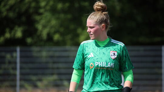 Sie ist weiter ohne Gegentor: Nach dem 4:0 gegen Saarburg, gewann Torhüterin Axinia Thiemann mit dem SV Holzbach beim SV Dörbach
