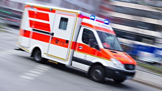 Rettungswagen im Einsatz Rettungswagen im Einsatz