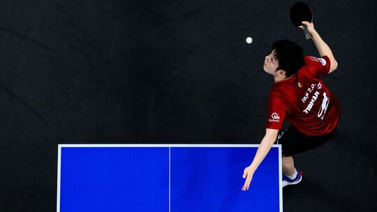 Fan Zhendong im TTBL-Pokal Fan Zhendong im TTBL-Pokal
