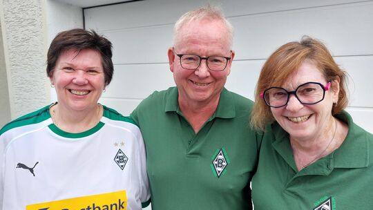 Die "Mittelrhein Borussen 2016“ aus Linz, Fanclub des Fußballbundesligisten Borussia Mönchengladbach, gibt es seit zehn Jahren.