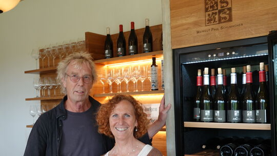 Paul und Anne Schumacher haben ihr Weingut neu aufgebaut.
