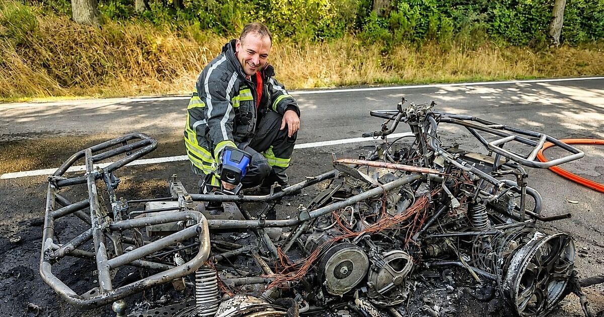 Incident in Woppenroth: Quad bike completely burns out on the L184