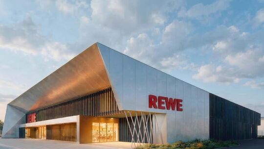 So wird der neue Rewe-Markt aussehen.