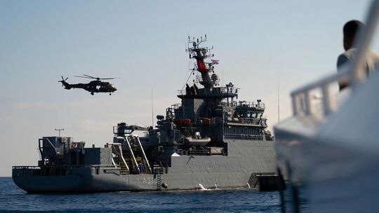 Türkisches Spezialschiff TCG Isin