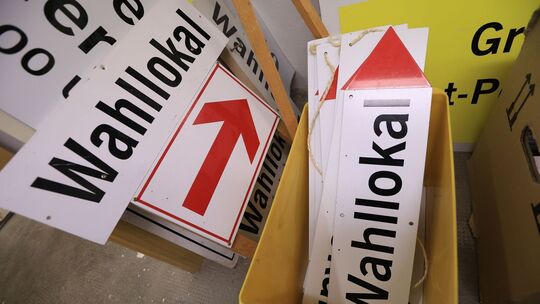 Vorbereitung für Briefwahl in Sachsen-Anhalt