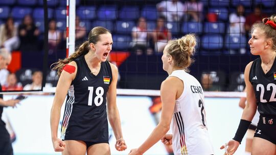 Volleyball, EM: Deutschland - Belgien Volleyball, EM: Deutschland - Belgien