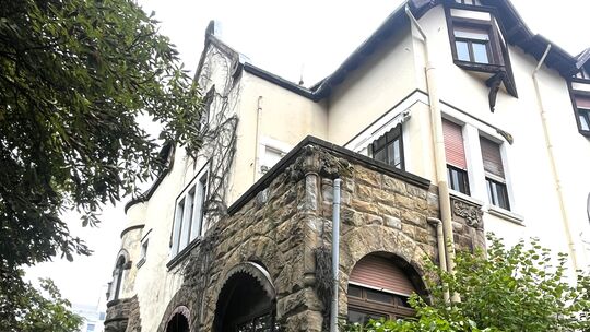 Die Jugendstil-Villa an der Priegerpromenade in Bad Kreuznach steht seit 2020 leer und verfällt zunehmend.