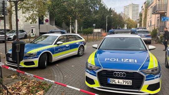 Großeinsatz an der Karolina-Burger-Realschule Großeinsatz an der Karolina-Burger-Realschule