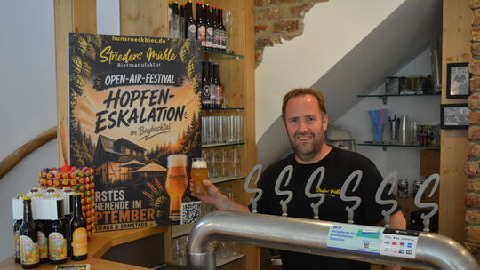 Klaus Lubischer, Leiter der Biermanufaktur, lädt am 4. und 5. September zum Open-Air in das Baybachtal ein. Klaus Lubischer, Leiter der Biermanufaktur, lädt am 4. und 5. September zum Open-Air in das Baybachtal ein.