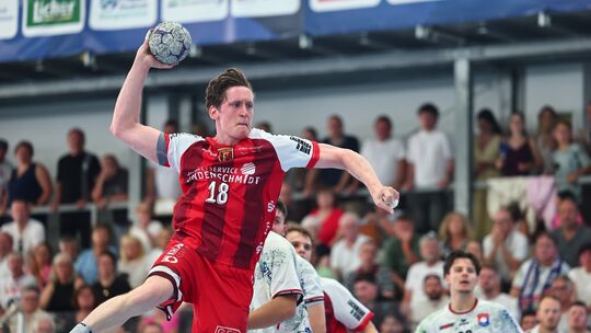 Ferndorfs Daniel Hideg glänzte beim 34:27 gegen Ludwigshafen als Assistgeber. Am Freitagabend spielen er und sein Team zum erste