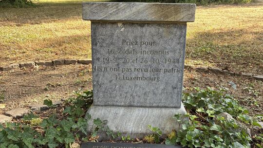 Das Denkmal für die 16 in Diez ermordeten Luxemburger ist bald wieder vollständig