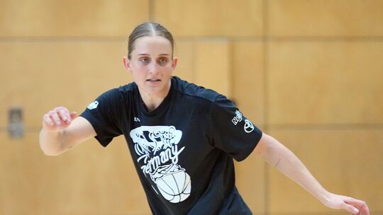 Deutsche Basketballerinnen trainieren für die WM