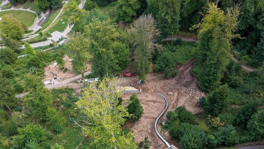 XXL-Rutschen im Stadtgarten Calw