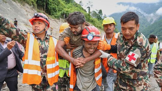 Nach der Sturzflut im Himalaya