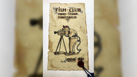 So machte der Filmclub Montabaur mit dem Deckblatt zu seiner Satzung 1961 auf sich aufmerksam