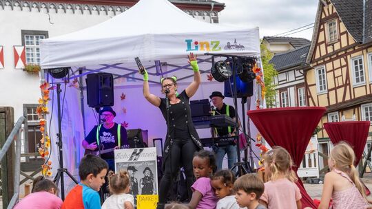 Die Band „Schohnzeit“ spielte beim First Friday in Linz Hits aus 50 Jahren Musikgeschichte.