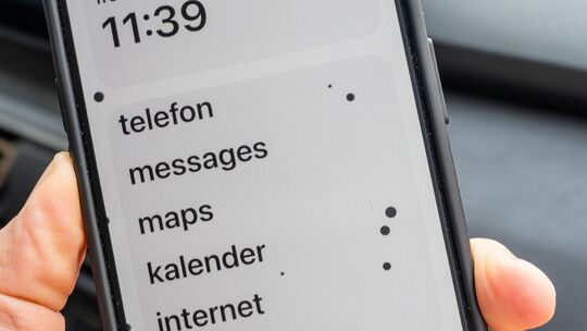 «Fahrzeug-Bewegungshinweise» auf einem iPhone