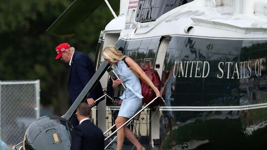 Donald Trump und Natalie Harp