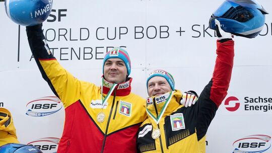 Simon Wulff (l) und Francesco Friedrich