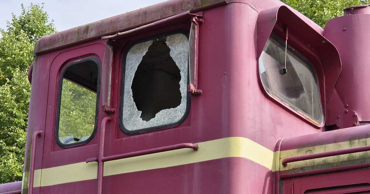 Zerstörung löst Empörung aus: Vandalismus an Lok sorgt für Bestürzung in ...