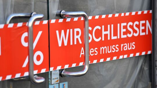 Firmenpleiten in Deutschland