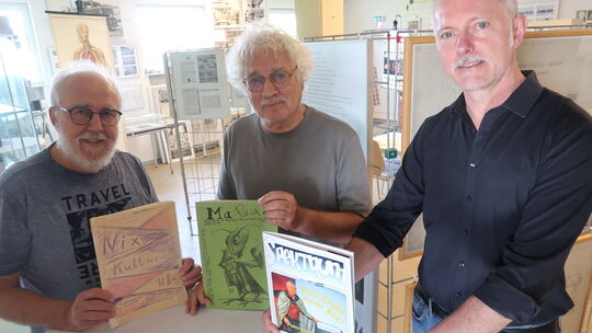 Die Schülerzeitung Spektrum bildet einen wichtigen Bestandteil der Ausstellung im Kirchener Heimatmuseum, sagen die Initiatoren