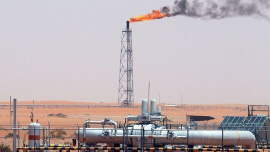 Ölfeld in Saudi-Arabien Ölfeld in Saudi-Arabien