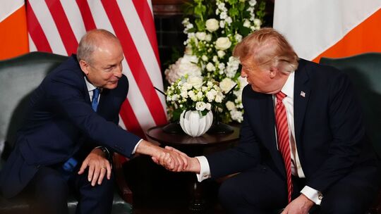 Besuch von US-Präsident Trump in Irland Besuch von US-Präsident Trump in Irland