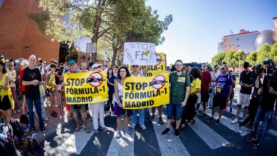 Grand Prix von Spanien - Protest