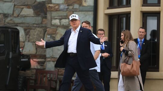 Besuch von US-Präsident Trump in Irland - Irish Open Besuch von US-Präsident Trump in Irland - Irish Open