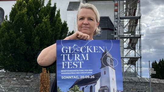 Ortschefin Claudia Jakobs ist Mitorganisatorin des Glockenturmfestes am kommenden Sonntag in Peterswald.