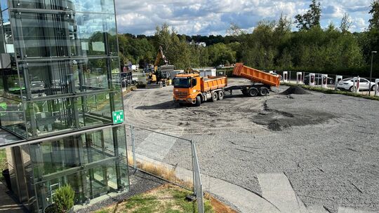Die Bauarbeiten zur Erweiterung des Outlets in Montabaur haben in diesem Jahr begonnen.