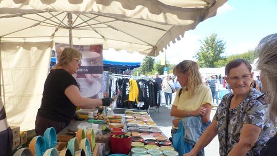 Mit dem Krammarkt ging der Hahnstätter Markt am Dienstag zu Ende.