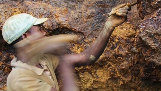 Arbeiter in Mine Arbeiter in Mine