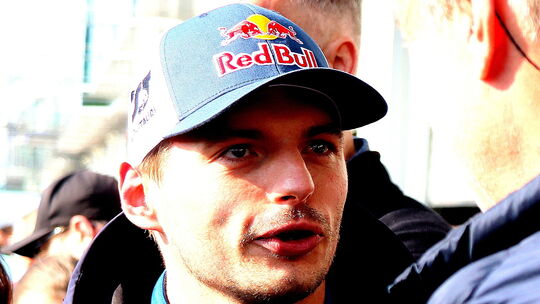 Max Verstappen im vergangenen Jahr auf dem Nürburgring.