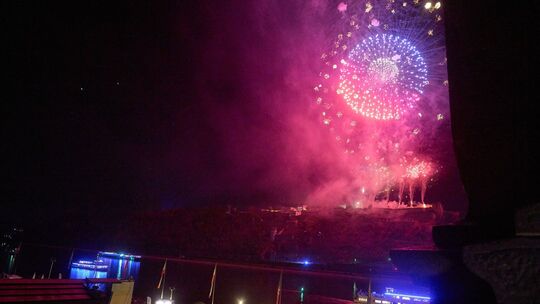 Rhein in Flammen - Feuerwerk am Abend Rhein in Flammen - Feuerwerk am Abend