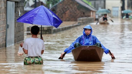 Überschwemmungen in Vietnam