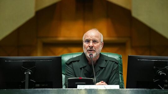 Parlamentspräsident Mohammad Bagher Ghalibaf