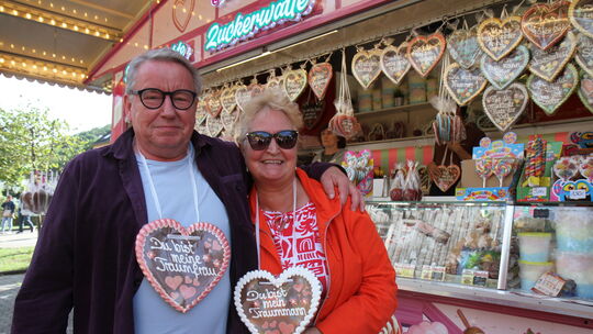 Alte Liebe rostet nicht – schon gar nicht auf der Kirmes.