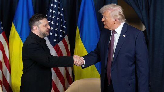 Wolodymyr Selenskyj und Donald Trump Wolodymyr Selenskyj und Donald Trump