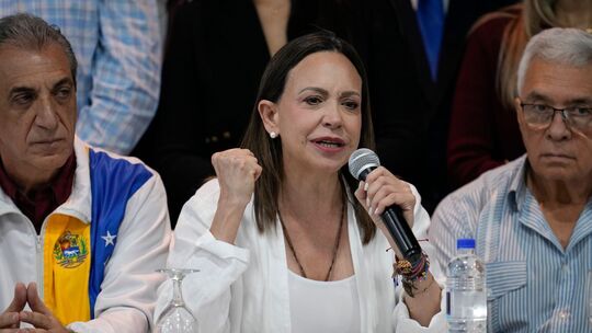 Venezuelas Oppositionsführerin Maria Corina Machado