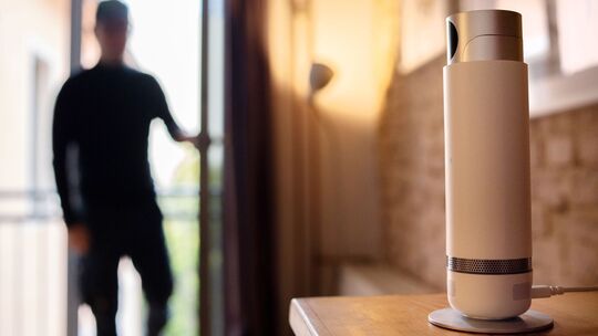 Überwachungskamera von Bosch in einem Wohnraum Überwachungskamera von Bosch in einem Wohnraum