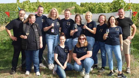 Ihre Premiere feierten beim 23. Weinwanderweg-Fest bei der Familie Sponheimer in Nußbaum anstelle der WZG Rheingrafenberg das We