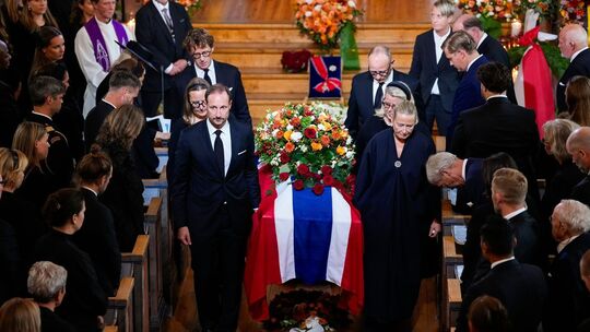 Beisetzung der norwegischen Prinzessin Astrid Beisetzung der norwegischen Prinzessin Astrid