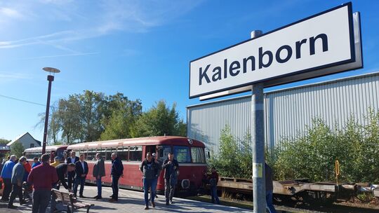 Der Bahnhof Kalenborn ist für 319.000 Euro für die Fahrgäste der Kasbachtalbahn aufgewertet worden.