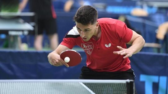 Volle Konzentration: Nach Platz drei in der Vorsaison wollen Mannschaftsführer Dominic Stendebach und sein TTC Wirges in der Obe Volle Konzentration: Nach Platz drei in der Vorsaison wollen Mannschaftsführer Dominic Stendebach und sein TTC Wirges in der Obe